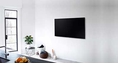 شکل1-نصب تلویزیون روی دیوار