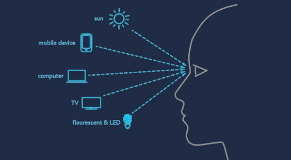 شکل۲- تولیدکنندگان اصلی bluelight